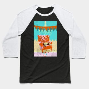 FANCY CAT Baseball T-Shirt